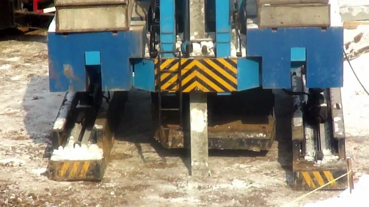вдавливание свай